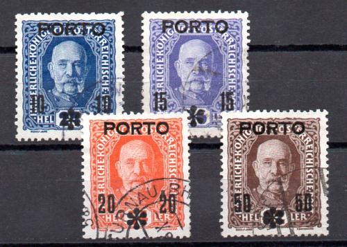 Austria Postage Due No. Yvert 60/63 (o)